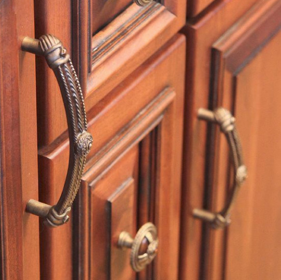 closeup of cabinet doors