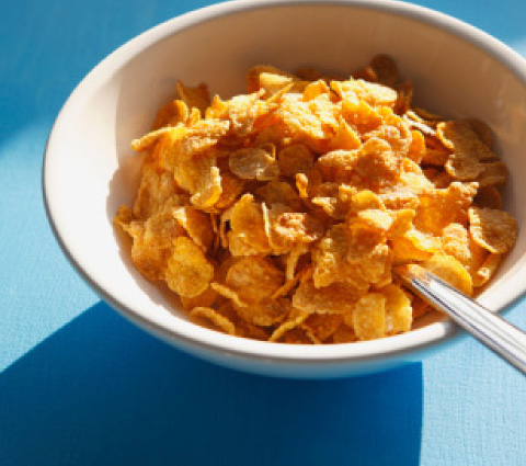 bowl of corn flakes